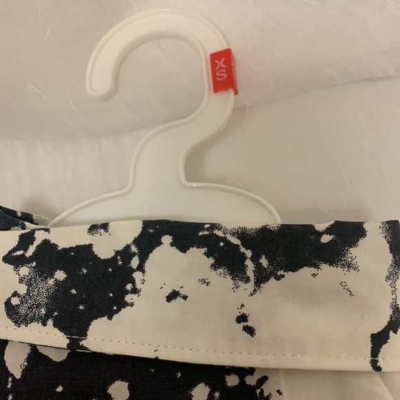 Darling Top Paw Charcoal & White Splattered Shirt Sz XS - Picture 2 of 6